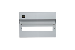 Consumer Unit Upgraded Lid Assembly Grey 255mm High, 16 Module