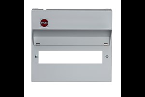 Consumer Unit Upgraded Lid Assembly Grey 255mm High, 13 Module