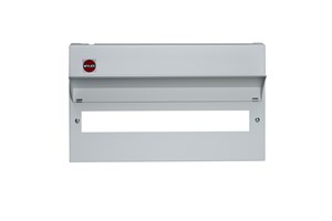 Consumer Unit Upgraded Lid Assembly Grey 255mm High, 21 Module