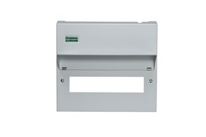 Consumer Unit Upgraded Lid Assembly Grey 255mm High, 12 Module