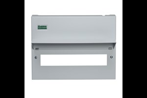 Consumer Unit Upgraded Lid Assembly Grey 255mm High, 15 Module