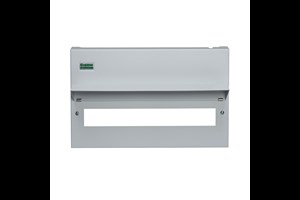 Consumer Unit Upgraded Lid Assembly Grey 255mm High, 20 Module