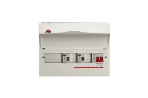 9 Way High Integrity Consumer Unit 100A Main Switch, 80A 30mA RCDs, Flexible Configuration, with SPD