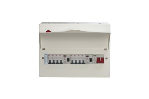 9 Way High Integrity Consumer Unit 100A Main Switch, 80A 30mA RCDs, Flexible Configuration, with SPD & 8 MCBs