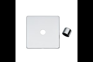 1 Gang Dimmer Plate Frame and Knob Highly Polished Chrome