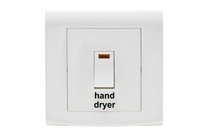 32A DP 1G Switch Neon Printed Hand Dryer