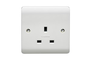 13A 1 Gang Unswitched Socket