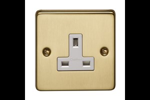 13A 1 Gang Unswitched Socket Bronze Finish