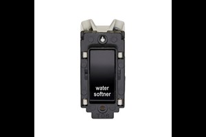 20A Double Pole Grid Switch Printed 'Water Softner'