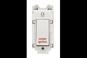 20A Double Pole Grid Switch Printed 'Cooker Ignition'