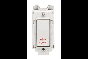 20A Double Pole Grid Switch Printed 'Wine Cooler'