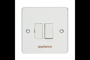 13A Double Pole Switched Fused Connection Unit Printed 'Appliance'