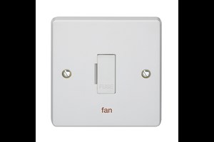 13A Unswitched Fused Connection Unit Printed 'Fan'