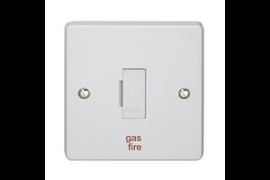 13A Unswitched Fused Connection Unit Printed 'Gas Fire'