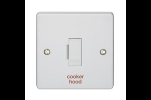 13A Unswitched Fused Connection Unit Printed 'Cooker Hood'