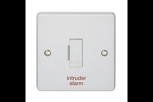 13A Unswitched Fused Connection Unit Printed 'Intruder Alarm'