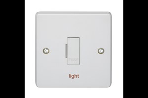 13A Unswitched Fused Connection Unit Printed 'Light'