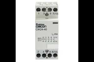 Installation Contactor 24A 4NO 0NC AC/DC