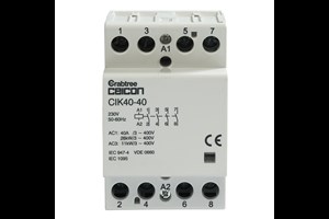 Installation Contactor 40A 4NO 0NC AC/DC
