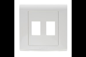 2 Gang Grid Cover Plate